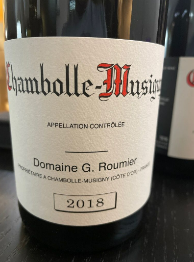 2018 Domaine Georges & Christophe Roumier Chambolle-Musigny, Cote de Nuits, France