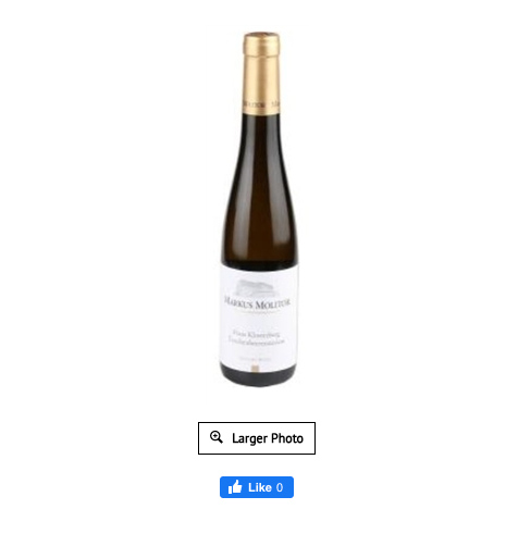 2024.2.15 와인얜뭐여님 pick - Markus Molitor Riesling Haus Klosterberg Trockenbeerenauslese 2018 (375ml)
