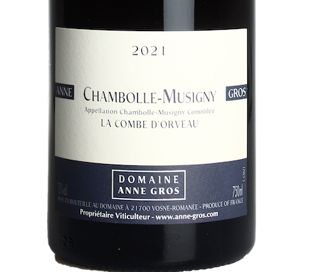 2024.2.19 22빈님 pick - Domaine Anne GrosAnne Gros Chambolle Musigny La Combe D´ Orveaux 2021