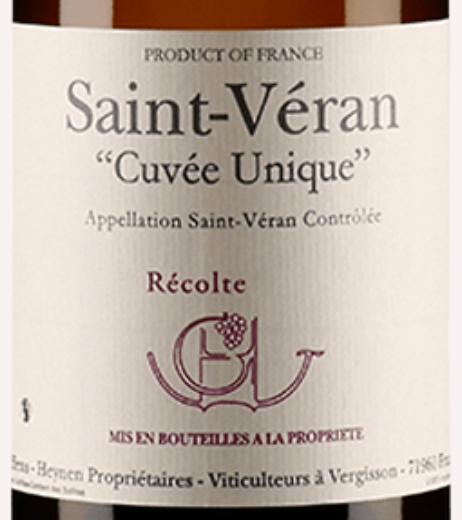 2024.6.7 이**님 pick - Saint Veran Cuvee Unique, Domaine Guffens-Heynen 2016