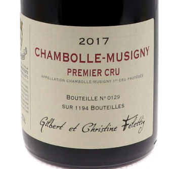 2024.8.29 와인얜뭐여님 pick - 2017 Chambolle-Musigny Premier Cru Felettig Burgund