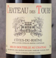 2024.10.16 탄포님 pick - 2020 Côtes du Rhône rouge – Château des Tours