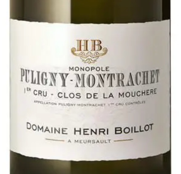 2023 Domaine Henri Boillot, Puligny-Montrachet Premier Cru, Clos de la Mouchere (25년 3분기 배송)