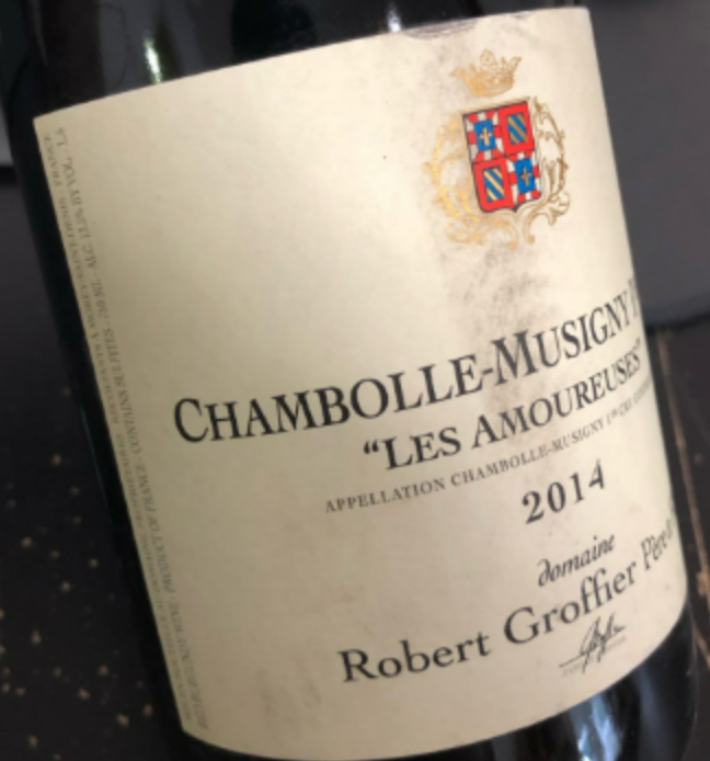 (라벨손상 할인중) Robert Groffier Les Amoureuses 2014 (약 110만원)