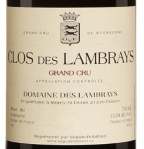 Domaine des Lambrays Clos des Lambrays GC 2017 (약 62.4만원)