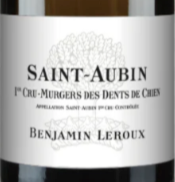 Maison Benjamin Leroux Saint Aubin 1er Cru Les Murgers Des Dents De Chien 2012 (약 135,000원)