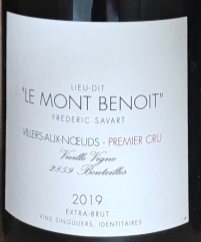 2025.09.16 타운와인 pick - Champagne Savart, Le Mont Benoit Vieille Vigne 1er Cru 2019 (약 34만원)