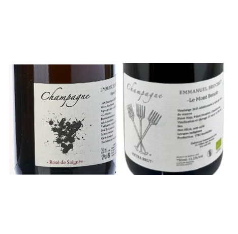 2025.09.15 타운와인 pick - (2 bottle set) Emmanuel Brochet Rosé de Saignée, Le Mont Benoit