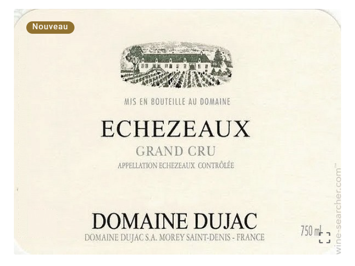 DUJAC Echezeaux 2023 (즉시 출고 가능)
