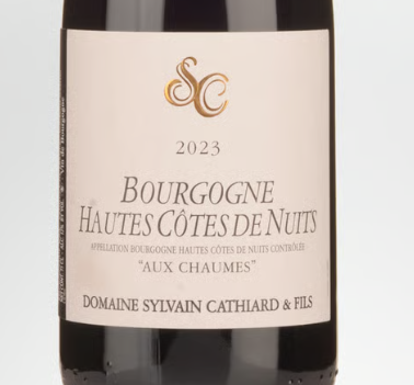 Sylvain Cathiard Hautes-Côtes de Nuits Aux Chaumes 2024