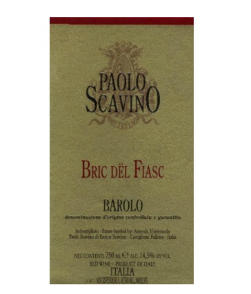 2026.02.25 와쿠님 pick - Paolo Scavino Barolo Bric del Fiasc 2007