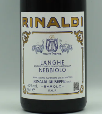 2026.04.01 Ruba님 pick - Giuseppe Rinaldi Langhe Nebbiolo 2021