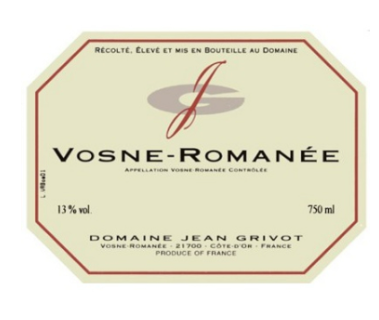 Jean Grivot Vosne-Romanee 2015