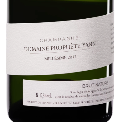 2026.07.02 돔페리뇽님 pick - Domaine Yann Prophète – Champagne Blanc de Blancs Brut Nature Millésimé 2012