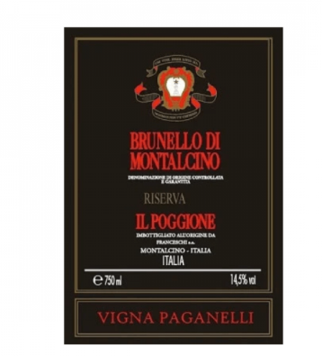 2026.09.08 와쿠님 pick - Il Poggione Brunello di Montalcino Riserva Vigna Paganelli 2015