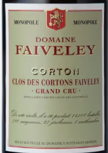 2019 Corton Clos des Cortons Faiveley Grand Cru Domaine Faiveley Burgundy
