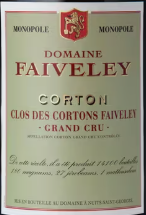 2013 Corton Clos des Cortons Faiveley Grand Cru Domaine Faiveley Burgundy