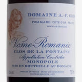 2012 Vosne-Romanée Clos de la Fontaine Domaine A.-F. Gros Burgundy