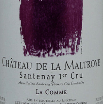 Chateau de la Maltroye Santenay 1er Cru La Comme Rouge 2018 (약 122,000원)