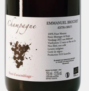 Emmanuel Brochet Rosé d'Assemblage Rosé 75 cl 2021 Base
