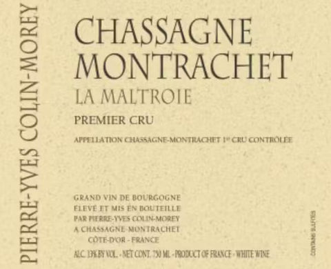 PYCM Chassagne Montrachet la Maltroie 2020