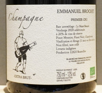 2024.10.11 ㄱㅇ님 전용 결제창 - Emmanuel Brochet Extra Brut - Le Mont Benoît 1er Cru base2020