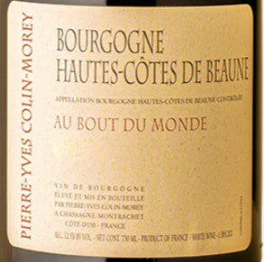 Pierre Yves Colin Morey Hautes Cotes de Beaune Blanc 2022