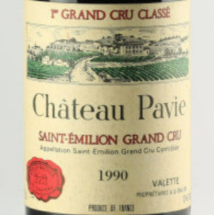 SAINT-EMILION CHÂTEAU PAVIE 1er Grand Cru Classé 1990 (즉시 출고 가능)