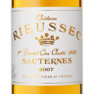 2025.11.25 타운와인 pick - Chateau Rieussec 2007