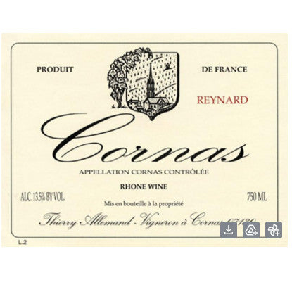 2026.01.31 타운와인 pick - Thierry Allemand Cornas Reynard  JS100 2022