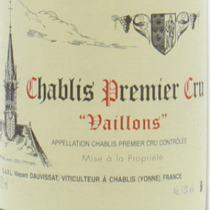 Chablis Vincent Dauvissat Vaillons 2022 Blanc