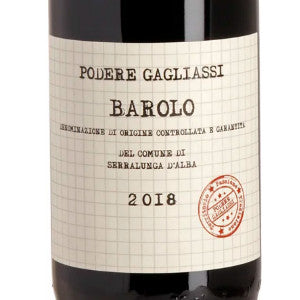 2026.08.12 뒤피스님 pick - Podere Gagliassi Barolo Serralunga DOCG 2018