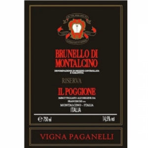 Il Poggione Brunello di Montalcino Riserva Vigna Paganelli 2016