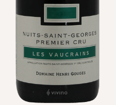 2017 Domaine Henri Gouges Les Vaucrains, Nuits-Saint-Georges Premier Cru, France (즉시 출고 가능)