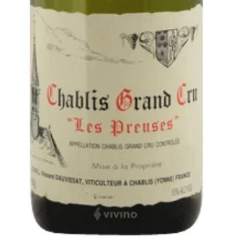 2025.05.12 탄포님 pick - Chablis Grand Cru Les Preuses 2018 Dauvissat