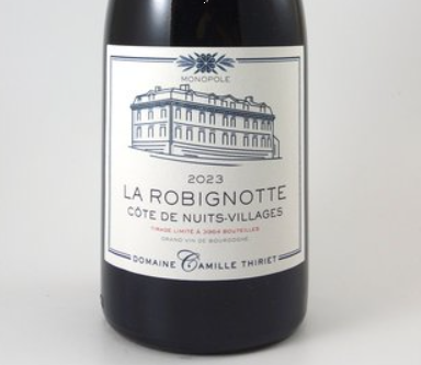 2025.08.07 lee님 pick - Camille Thiriet Côte de Nuits Village 'La Robignotte' Monopole 2023