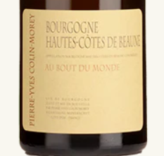 2025.09.03 와쿠님 pick - Pierre Yves Colin Morey Bourgogne Hautes Cotes de Beaune Au Bout du Monde 2023