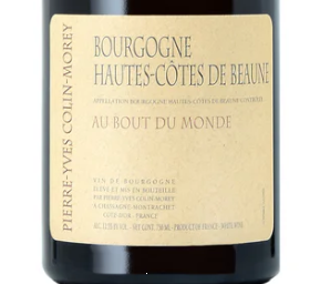 2025.09.08 와쿠님 pick - Pierre Yves Colin Morey Bourgogne Hautes Cotes de Beaune Au Bout du Monde 2023