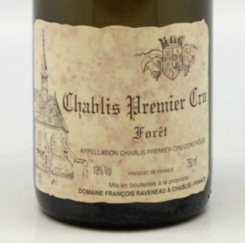 2025.09.29 타운와인 pick - CHABLIS PREMIER CRU LA FOREST FRANCOIS RAVENEAU 2014(약 735,900원)