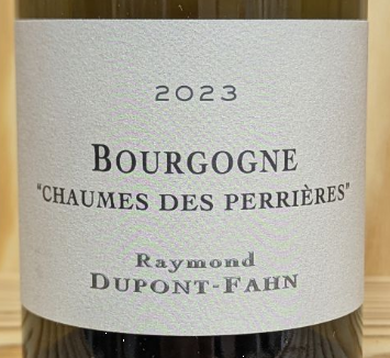 2025.10.13 Sauternesbarsac님 pick - Raymond Dupont Fahn BOURGOGNE BLANC 'CHAUMES DES PERRIERES'