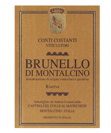 2025.11.25 와쿠님 pick - Conti Costanti Brunello di Montalcino Riserva 2019
