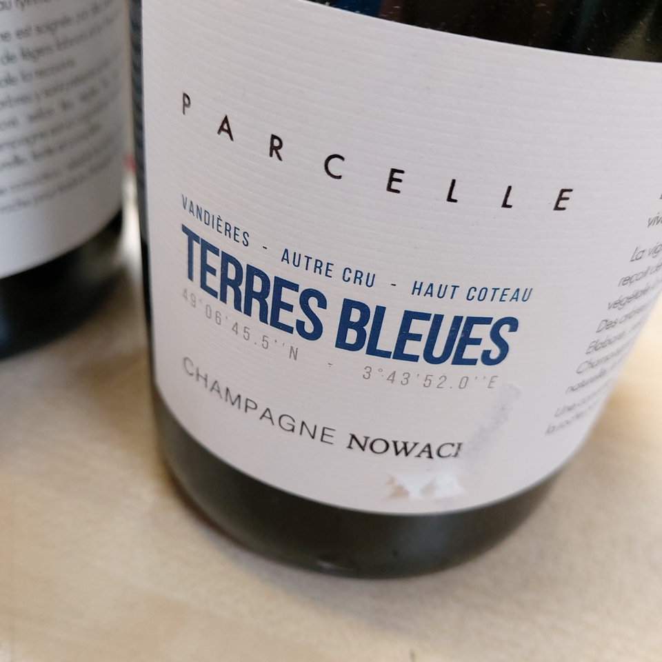 (라벨 손상) Domaine Nowack Les Terres Bleues Champagne 2021