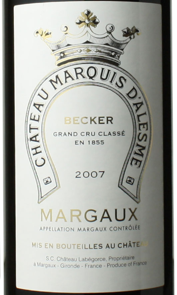 Chateau Marquis d'Alesme Becker, Margaux, France