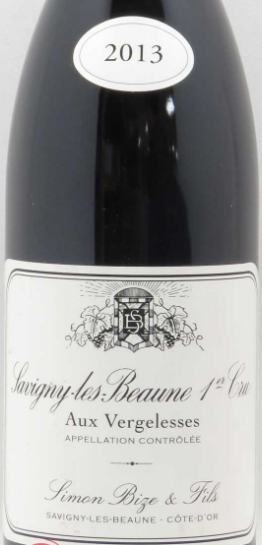 2013 Domaine Simon Bize et Fils Aux Vergelesses, Savigny-les-Beaune Premier Cru, France