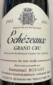 2002 Emmanuel Rouget Echezeaux Grand Cru, Cote de Nuits, France