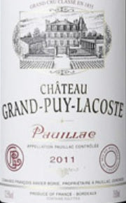 Chateau Grand-Puy-Lacoste, Pauillac, France