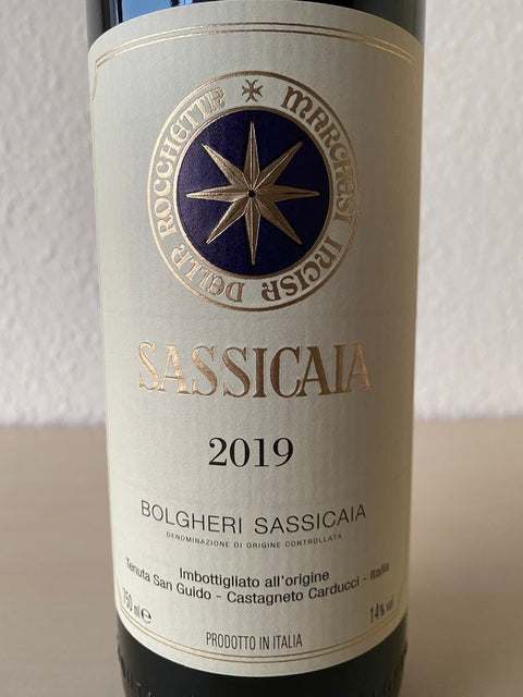 2019 Tenuta San Guido Sassicaia Bolgheri, Tuscany, Italy