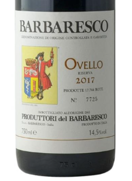 2017 Produttori del Barbaresco Ovello, Barbaresco Riserva DOCG, Italy