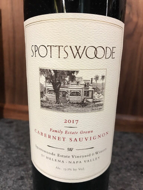 2017 Spottswoode Family Estate Grown Cabernet Sauvignon, St. Helena, USA