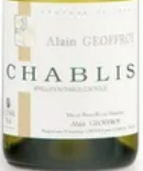 2018 Domaine Alain Geoffroy Chablis Vieilles Vignes, Burgundy, France